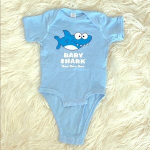 Baby shark 6 months infant onesie